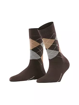 BURLINGTON | Damen Socken MARYLEBONE 36-41 dark brown | 